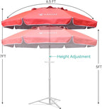 AMMSUN Shade Umbrella, Premium Portable Umbrella - Image 4