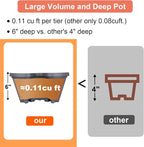 DUNCHATY Stackable Planter, Vertical Garden Planter - Image 7