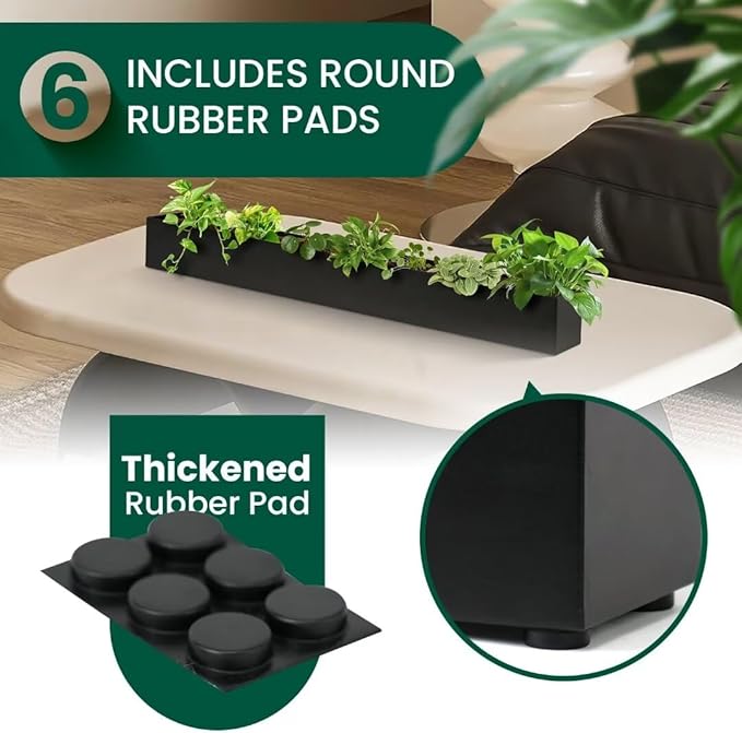Trough Rectangle Planter Window Sill Planter Box Long Window Planters Modern - Image 4