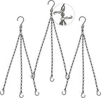 Heybe Swivel Hanging Basket Chains 23 Inches 3 Leads Hanging Chains Flower Pot by Heybe