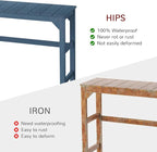 Stoog All-Weather Patio Bar Set, 3-Pieces Outdoor Bar Table and Stools Set - Image 4