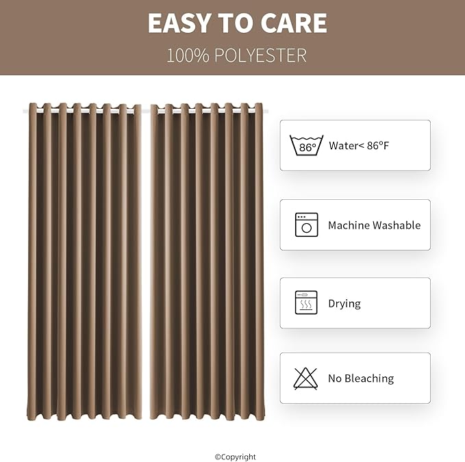 Waterproof Outdoor Curtain W105 x L84 - Image 7