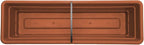 Bloem Dura Cotta 18" Terra Cotta Resin Rectangle Window Box Planter - Image 6