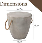 COSIEST Outdoor Shaped Side Table - Image 3