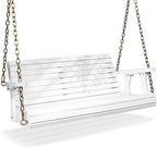 VINGLI Upgraded Patio Wooden Porch Swing by VINGLI