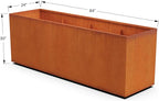 Plantercraft Corten Steel Planter 84x24x30 | Large Rectangular Planters - Image 5