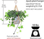 Artilady 2 Pack Beaded Plant Hanger Indoor - Image 5
