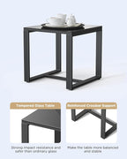 3 Pieces Porch Furniture Set Patio Rocking Bistro Set Outdoor Patio Chairs - Image 4