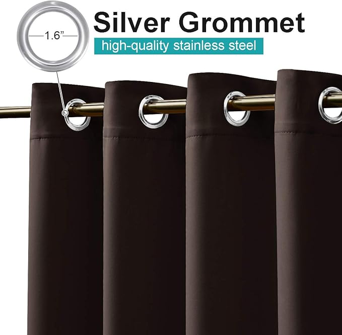 NICETOWN Outdoor Curtainch for Patio Waterproof 140 inch Wide, Rustproof - Image 3