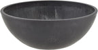 PSW Pot Collection M20DCB 8-inch Plastic/Stone/Wood Composite Low Bowl Planter - Image 2
