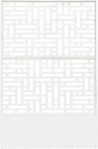Oakland Living 6 ft. X 4 ft. White Freestanding Metal Privacy Screen Room - Image 4