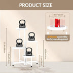 LASZOLA 4 Tiered Folding Plant Stand Indoor - Image 3