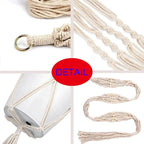 ELANE 2PCS 3-Tier 70" Macrame Plant Hangers Basket Plant Hanger Indoor Outdoor - Image 3
