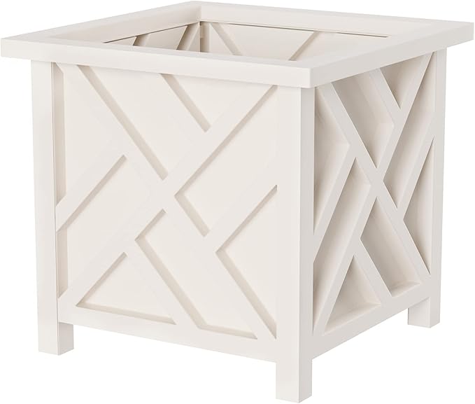 Lattice Design Outdoor Planter Box by PureGarden