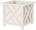 Lattice Design Outdoor Planter Box by PureGarden