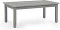 LUE BONA Outdoor Coffee Table, HDPS Patio Coffee Tables by LUEBONA