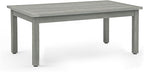 LUE BONA Outdoor Coffee Table, HDPS Patio Coffee Tables by LUEBONA
