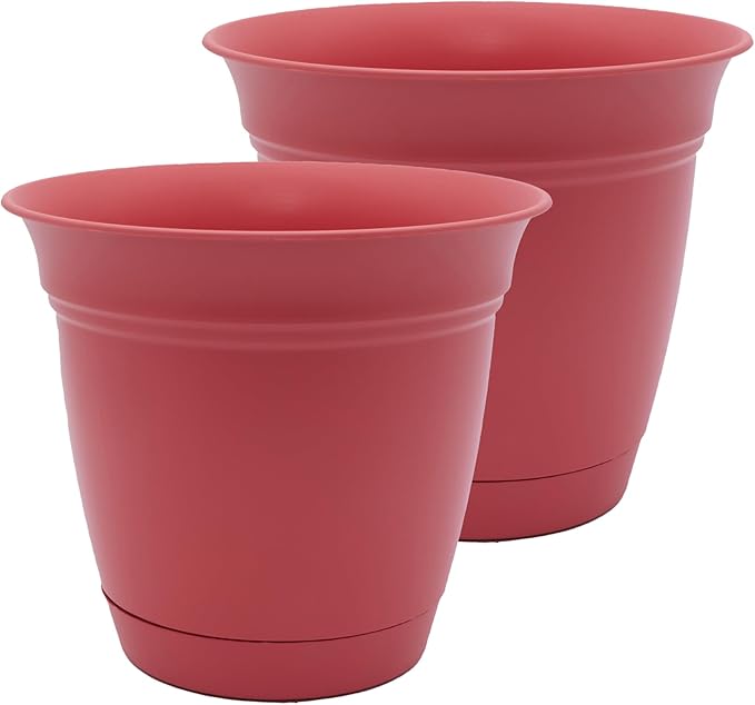 The HC Companies 10 Inch Eclipse Round Planter Pots by TheHCCompanies