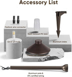 PARTPHONER Low Voltage Landscape Lighting 12-Pack, Aluminum 12V Pathway Lights - Image 3
