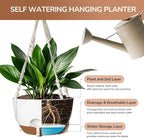 12 Inch Hanging Baskets for Plants Outdoor, Hanging Planters for Indoor Outdoor - Image 3