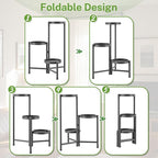 iDavosic.ly Plant Stand Indoor Outdoor, 3 Tier Corner Metal Flower Display - Image 5