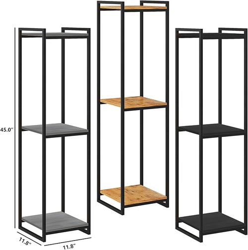 3-Tier Plant Stand Indoor, Oak Grey - Image 2