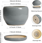 SQOWL 10 Inch Plant Pot - Image 3