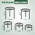 Simple Trending Metal Plant Stand Indoor Outdoor, Heavy Duty Flower Pots Stand - Image 2