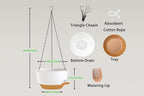 Hanging Planters, Matte Plastic Planters - Image 2