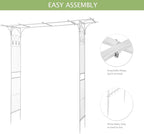 VINGLI Garden Arbor, Arch Archway - Image 4