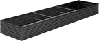 12x2x1FT Galvanized Raised Garden Bed Kit, Vegetable Boxes-Rectangle Metal - Image 9