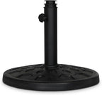 Backyard Expressions 20 lb Round Patio Umbrella Base – Heavy Duty Resin-Coated - Image 3