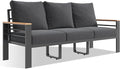Aoxun Aluminum Patio Furniture Set 3 Seats, Oversized Outdoor Sectional by Aoxun