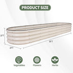 1MORE Galvanized Raised Garden Bed- Planter Garden Boxes Outdoor, Raised Beds - Image 7