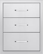 VEVOR Outdoor Kitchen Drawers 18.11" W x 23.23" D x 23.23" H, Triple-Access - Image 9