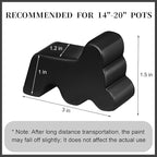 Kigeli 6 Pcs Resin Garden Pot Feet - Image 2