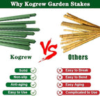 6Ft 72inch Garden Stakes Sturdy Plant Sticks Support Tomato Stakes - Image 4