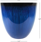 Gardener Select® Egg Planter, Modern Indoor & Outdoor Decorative Flower Pot - Image 2