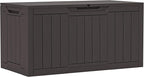 YITAHOME 100 Gallon Resin Deck Box, Weather Resistant Outdoor Storage Box by YITAHOME