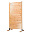 VEVOR Wooden Privacy Screen, Freestanding Wood Privacy Panel - Image 2