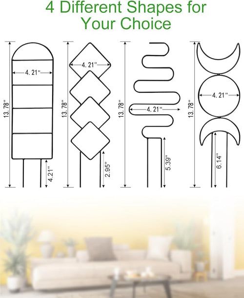 4 Pack Indoor Climbing Plant Trellis, Small Trellis - Image 2