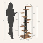 10 Tier Plant Stand Indoor, Tiered Corner Plant Shelf Flower Stand - Image 2