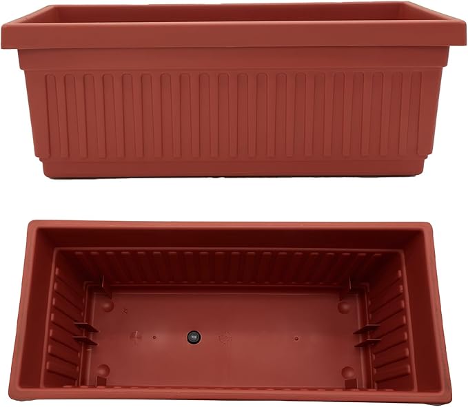 The HC Companies 18 Inch Venetian Rectangular Window Planter Box - Image 4