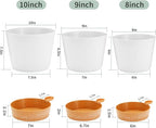 GARDIFE 10/9/8 inch Plant pots, planters - Image 2
