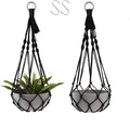Artilady Black Plant Hanger Macrame Hanging Planter by Artilady