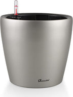 Dexceder 9x8 Inches Self Watering Planter Metallic Matte Indoor Outdoor by Dexceder