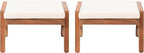 Temecula Outdoor Ottomans with Cushion by ChristopherKnightHome