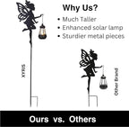 Solar Fairy Garden Lights Outdoor – Spring Decorations Yard Ornaments, - Image 7