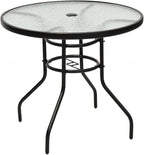 Tangkula 32" Round Outdoor Table by TANGKULA
