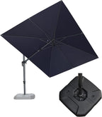 PURPLE LEAF 9' X 12' Right-left Tilt Patio Umbrella by PURPLELEAF
